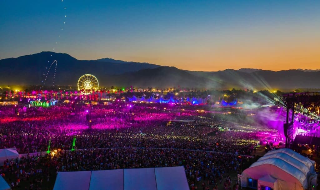 INDIO, CALIFORNIA – APRIL 16: (L-R) Jackson Wang and Ciara perform at the  Sahara Tent during the 2023 Coachella Valley Music and Arts Festival on  April 16, 2023 in Indio, California. (Photo