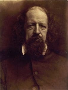 Alfred Tennyson (1809-1892), Poet Laureate of England, in an 1867 portrait by Julia Margaret Cameron