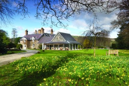 Fine Dine with Champagne Wine at Tyddyn Llan