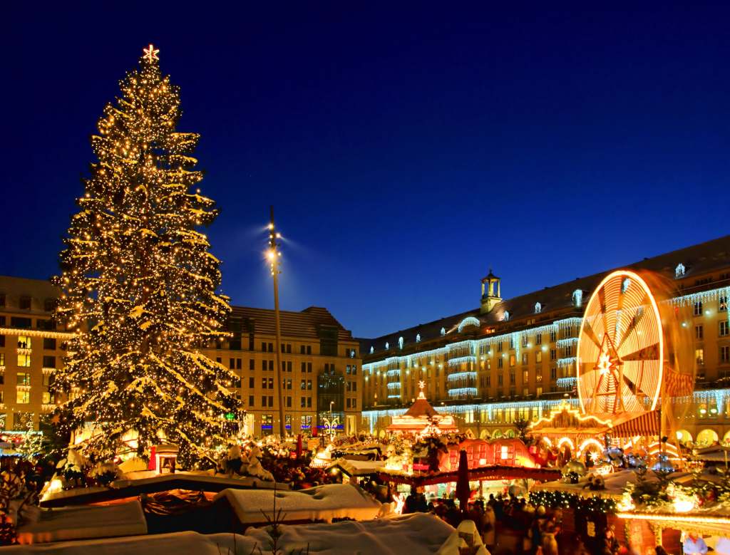 Dresden Christmas Market or Striezelmarkt