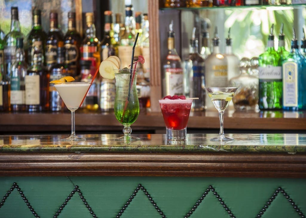 The bar in the Old Government House Hotel