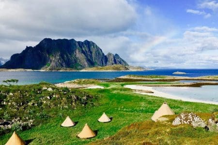 Glamping in Norway’s Lofoten Islands