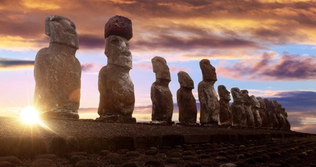 Stranded in Paradise with Easter Island Statues - Travel Begins at 40