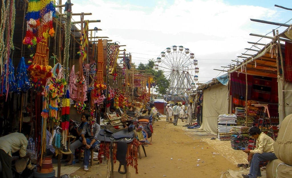 Ferris wheel in Pushkar, India