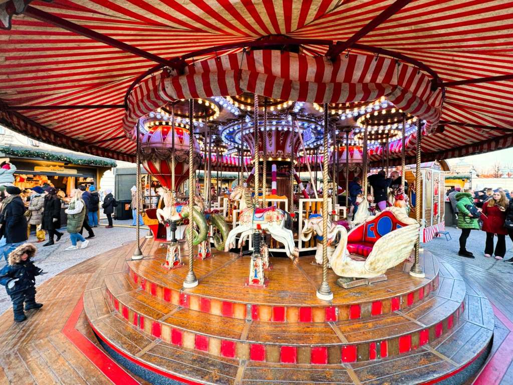 Traditional Christmas fun at Vienna Christmas Market at Belvedere Palace, photo Mark Bibby Jackson