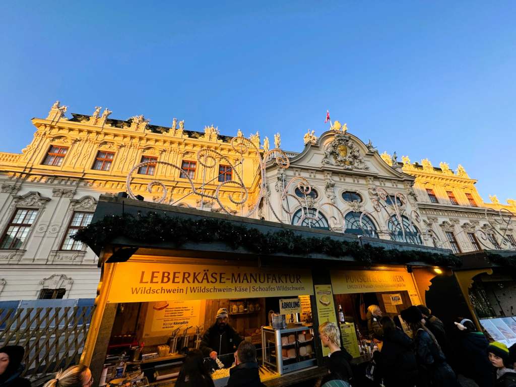 Vienna Christmas Market at Belvedere Palace