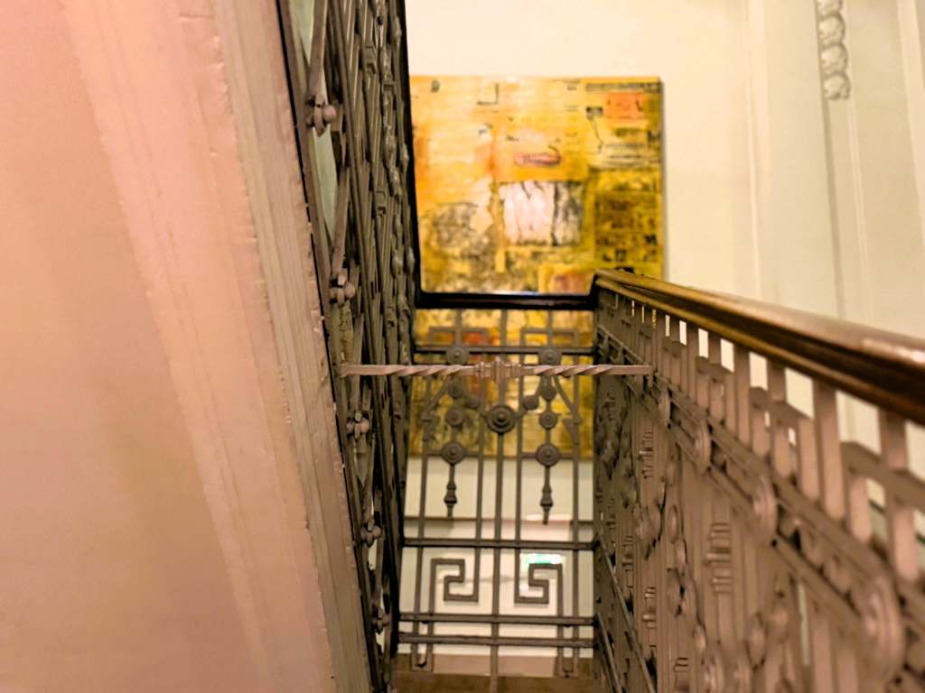 Beautiful staircase at the NH Wien Belvedere, photo by Mark Bibby Jackson