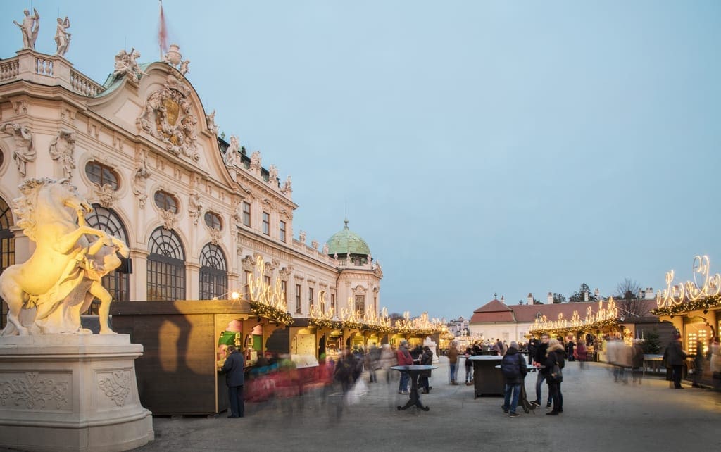 Belevedere Castle Vienna Christmas Market