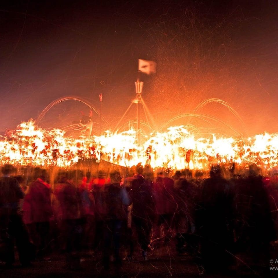 Up Helly Aa, Shetlands, 2025 Travel Begins at 40