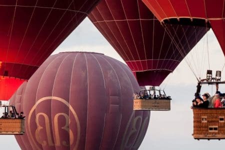 Hot-Air Balloons Take to the Skies over Loikaw