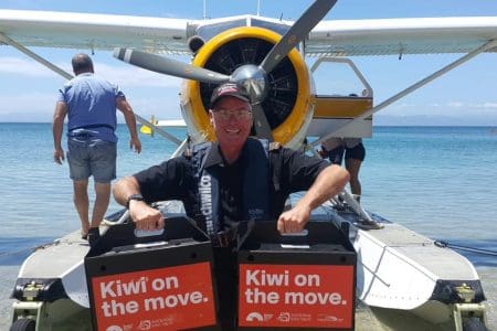 Couple Releases Kiwis into the Wild