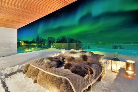 See the Northern Lights in Bed