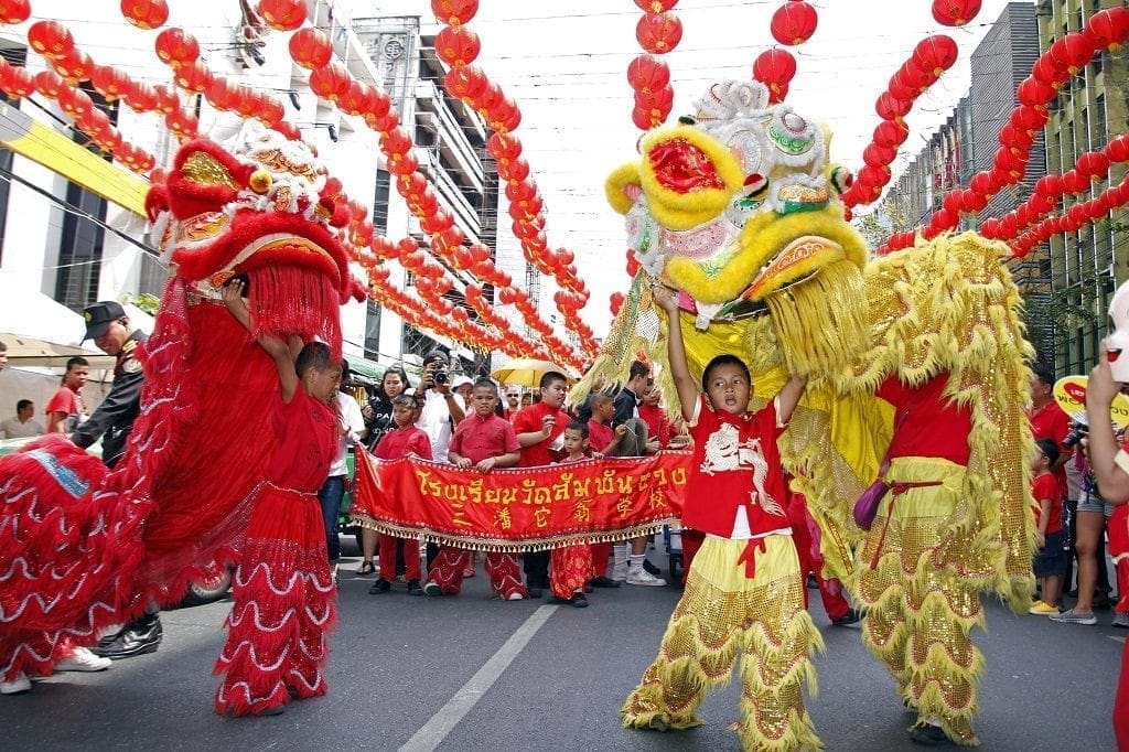 Chinese lion dances, Chinese New Year