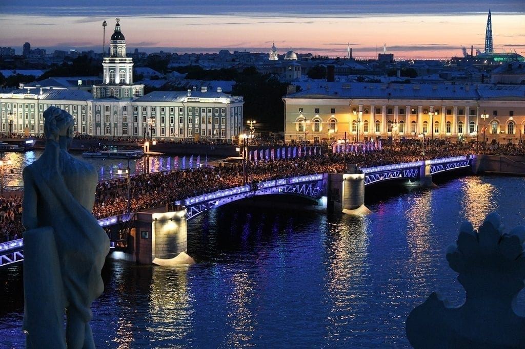 White Nights Festival Saint Petersburg Russia Travel Begins at 40