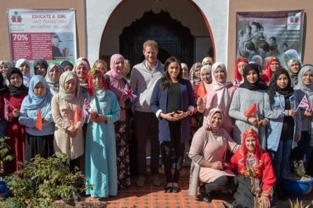 Harry and Meghan Visit Morocco Women’s Charity