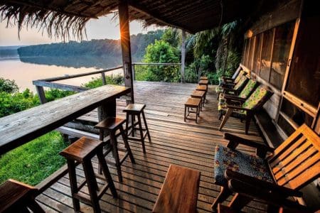 Sangha Lodge – view over the river – photo credit Jacha Potgieter