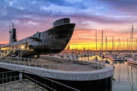 D-Day Story HMS Alliance Sunset2