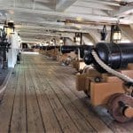 Below deck on HMS Victory