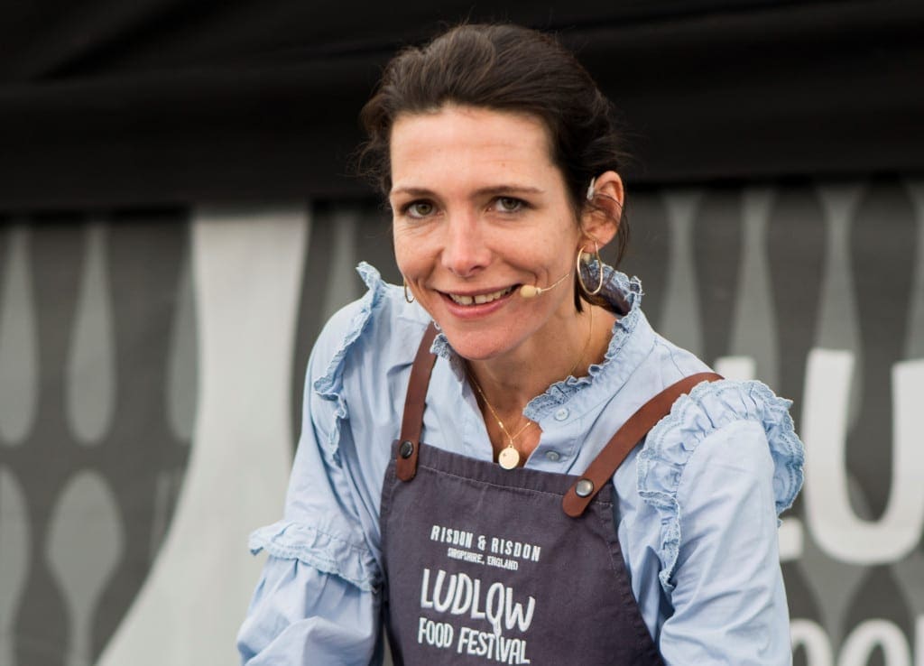 Thomasina Miers at the Ludlow Food Festival c. Ashleigh Cadet