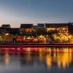 Hoi An ancient town from the river