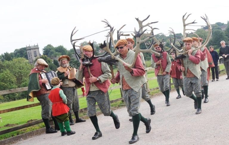 Abbots Bromley Horn Dance 2023, UK - Travel Begins at 40