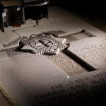 Close up of the workd being done at the CWGC Experience