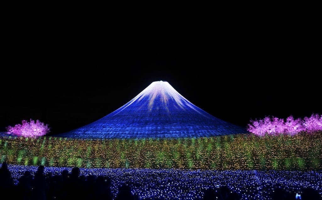 Nabana no Sato Light Festival Japan | Travel Begins at 40