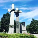 Memorial to those who died while protesting against Soviet rule