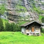 Traditional wooden hut where cheese may have been stored