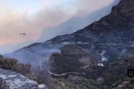 9,000 Evacuated from Fire in Gran Canaria