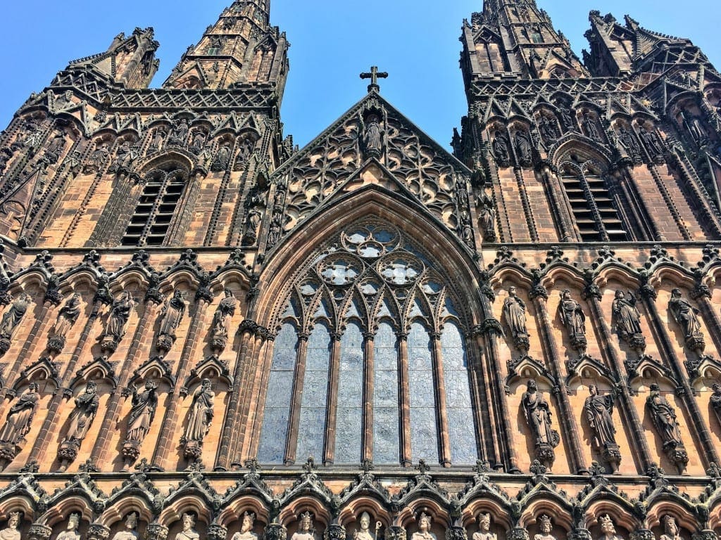 Lichfield Cathedral facade