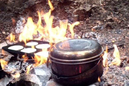 Dinner Cooked by Nature in New Zealand