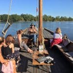 Relaxing on a Loire River Boat trip