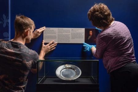 Samuel Pepys Silver Plate at Museum of London