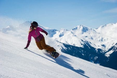 Perfect conditions for spring riding on Whistler