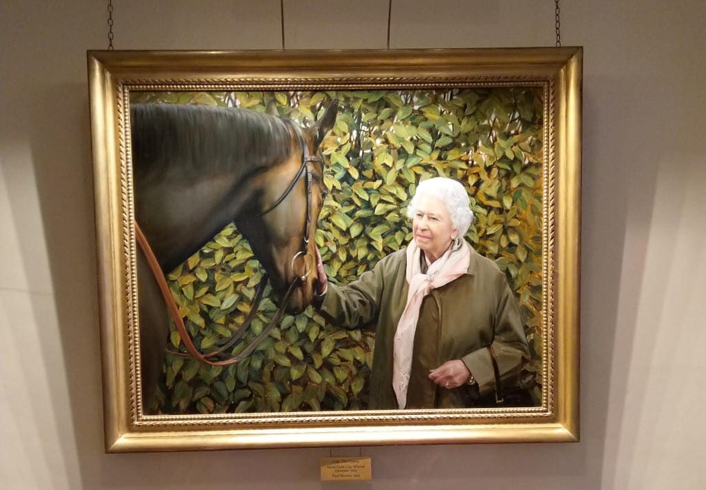 The Queen is noted for her love of horseracing