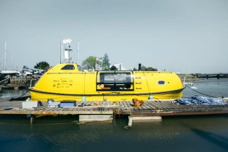 Two Men and an Unsinkable Solar Boat