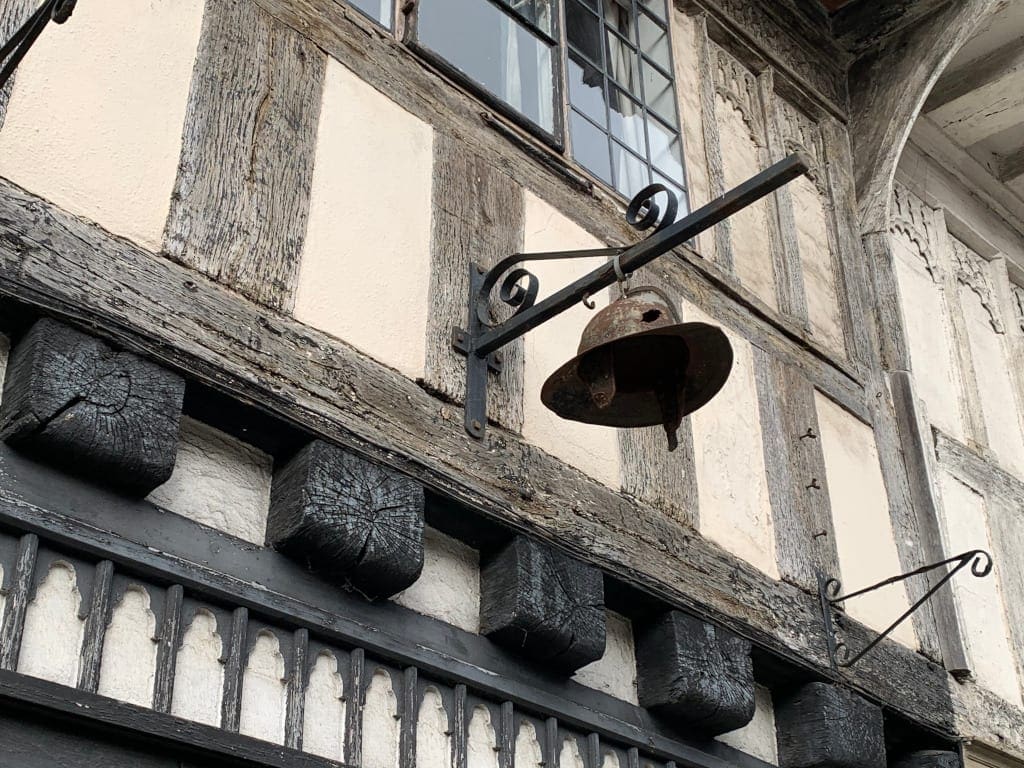 Tewkwsbury's Tudor architecture, photo credit Irene Caswell