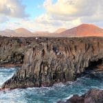 Basalt rocks at Los Hervideros Lanzarote