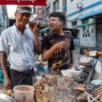 Street food in Mandalay, Myanmar