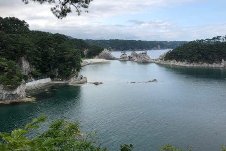 Walking in Japan along the Michinoku Coastal Trail