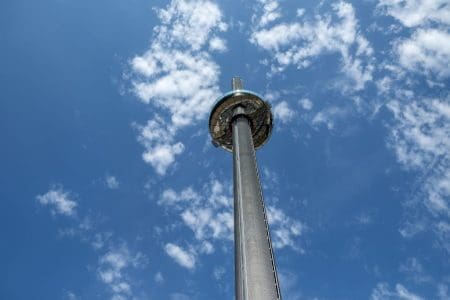 Taking the i360 Viewing Tower of Brighton