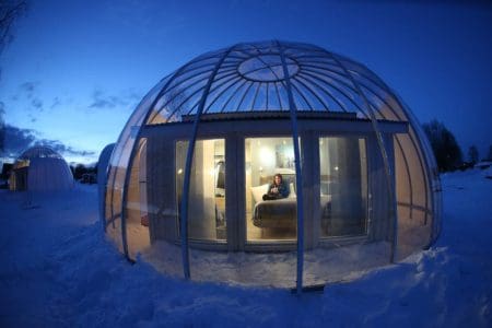 Stay in an Arctic Igloo Bubble