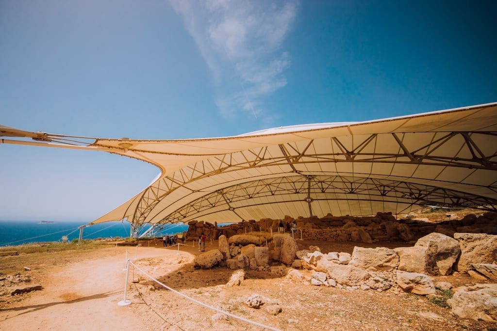 Mnajdra Temples in Zurrieq, Malta