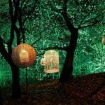 25. For the Birds - Durham University Botanic Garden For the Birds​, Jony Easterby & Kathy Hinde, Mark Anderson, Pippa Taylor and Ulf Pedersen. Lumiere​ Durham 2019.