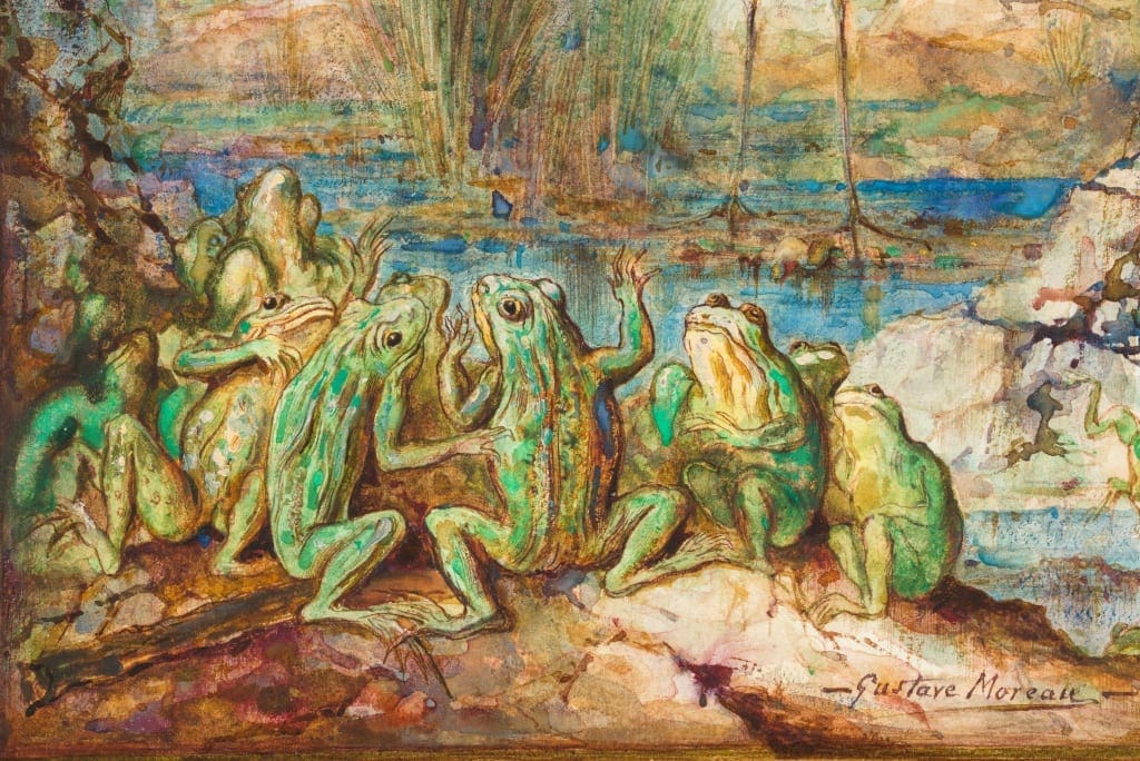 The frogs asking for a king (detail)