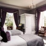 The bedrooms hae magnificent views of the surrounding countryside