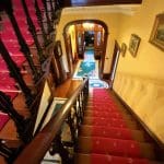 The magnificent staircase at Elm Grove Country House