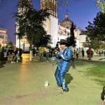 A wandering minstrel in Chihuahua Mexico