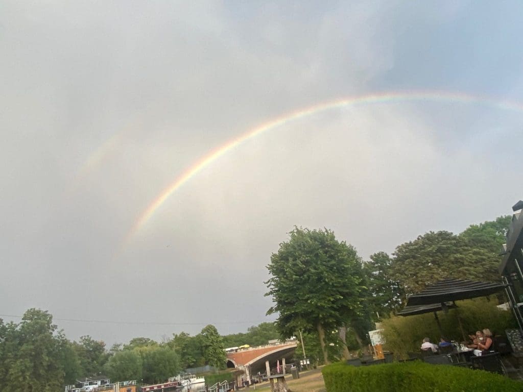 Rainbow above the Thames